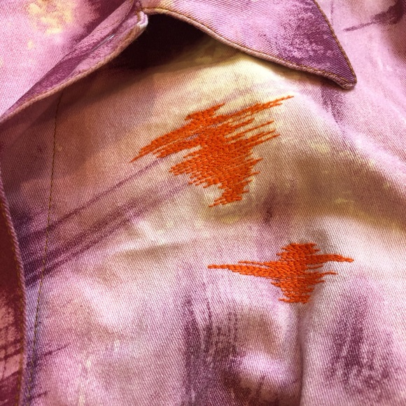 Voyage Passion pink jean jacket Italian designer - Picture 4 of 8